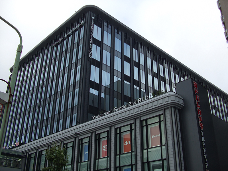 ヨドバシカメラ仙台第２ビル 昭和リーフ株式会社 Aluminium Windows カーテンウォール工事 建具工事 ガラス工事